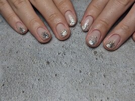 ワンカラー＋ラメ