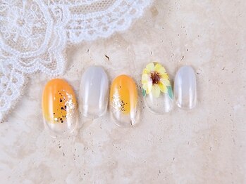 ショコ アンド ラム(Syoko&Lum)/夏といえばひまわり!