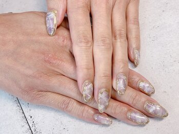 ネイル ビューティーマジック 葛西本店/マーブルデザインネイル