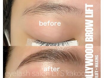 リス(Lys)/ハリウッドブロウ×まつ毛パーマ