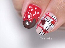 ネイル アトリエ コモード(nail atelier Comodo)/ペイント [バレンタインＭＩＸ]