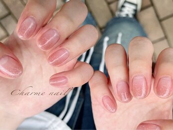 シャルムネイル(Charme Nail)の写真/【オーダーチップも作成可能★】大人女性やシンプルの中にもこだわりが光る上品な指先で好印象♪写真映え☆