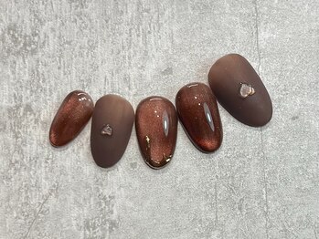 ダークバレンタインネイル