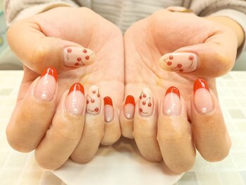 エムネイルズ(m nails)の写真/貴方だけのこだわりネイル【初回オフ無料★さくらんぼネイルが70分￥つけ放題¥8180】アート追加1本￥660～