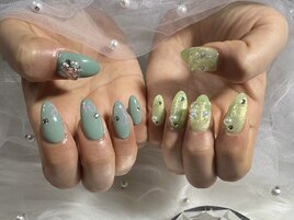 90 min art キラキラネイル