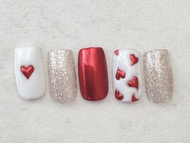 ぷっくりハート