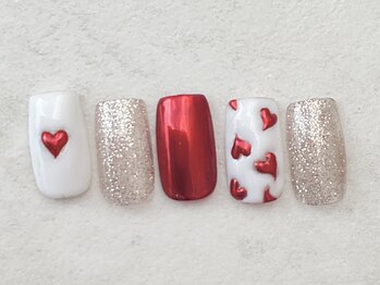 ぷっくりハート