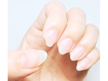ギャリーネイル(galy Nail)の写真/オフィス＆日常に映えるシンプルネイル♪クリアネイルで自爪を美しく補強！