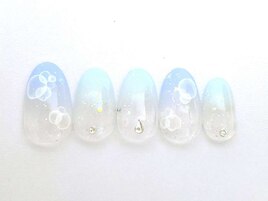 しゃぼん玉ネイル¥9,900