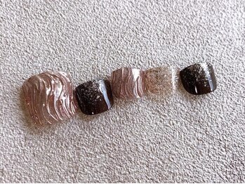 キキネイル たまプラーザ店(kikinail)/foot定額デザイン