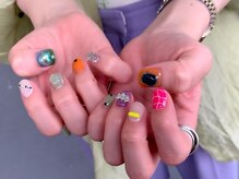 ネイルスミス 高松店(Nailsmith)/個性派ちぐはぐネイル