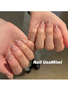 ネイル ウサミミ(Nail UsaMimi)/ラメグラデーション