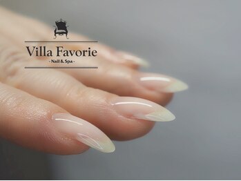 ヴィラファボリエ 白金台(Villa Favorie)/美しいナチュラルなジェルネイル