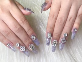 ★シアーキラキラパーツネイル★