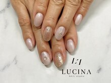ネイルスタジオ ルキナ(LUCINA)/c-261 大人上品ハートネイル