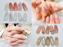 サロン アミリー(Salon Amiely)の雰囲気（ワンホンネイル◆パーツ豊富◆持ち込みデザイン#スタッフ募集）