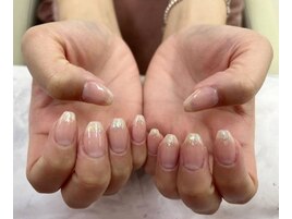 シンプル×ラメ