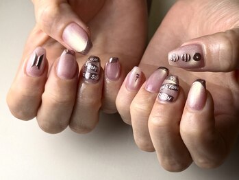 アメリー(Amary.)の写真/ライブ仕様推しネイルデザイン☆BTSカラーで長さを出して、特別な一日を演出！(38文字)