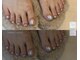 マインサロン(MEIN Salon)の写真/夏の終わりも足元まで美しく♪ネイル＋足裏の角質ケア＋スクラブで夏のダメージもつるんとケア