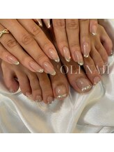オリネイル(’oli nail)/ハンド＆フットお揃いデザイン