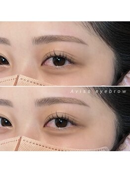 アビス 表参道(Aviss)/平行眉毛