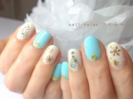 甘すぎない★大人のXmasネイル