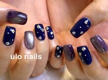 ウロネイルズ(ulo nails)/お花ホロネイル