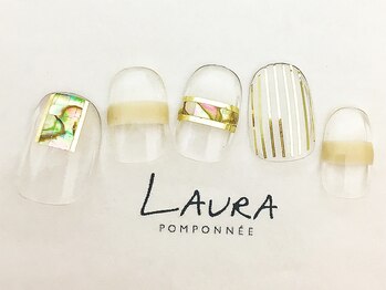 ローラポンポニー(Laura pomponnee)/4月新作デザイン「Stripe.」