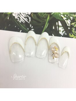 エスパルティール(Spartir)/◆ビジューフレンチネイル◆