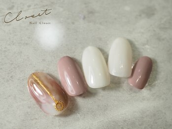 ネイルクローゼット(Nail Closet)/２月 Design　ニュアンスネイル
