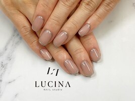 C-283 メタリック囲みネイル