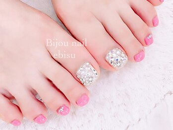 ビジュネイル(Bijou nail)/☆6680☆ビジューペディ