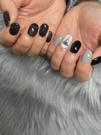 大人クリスマスネイル