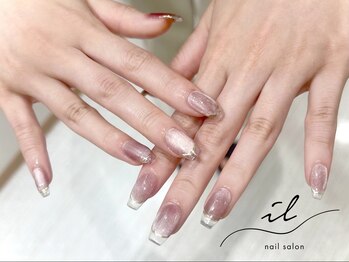 イル 京都河原町店/クリアフレンチネイル
