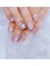ハンド【丁寧ケア＆オフ込み】☆シルバー☆定額アートB