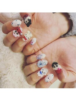 ネイルサロン パピリオ(Nail Salon papilio)/キャラアートネイル☆