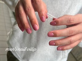 ワンカラー　メンズネイル