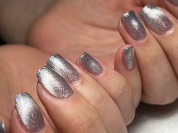 ネイルサロン プール ヴー(Nail Salon Pour Vous)/【人気】マグネットミラーネイル