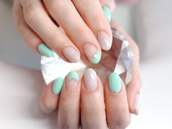 ラーシューシュ(la-chou-chou)/シンプルネイルコース　¥6500