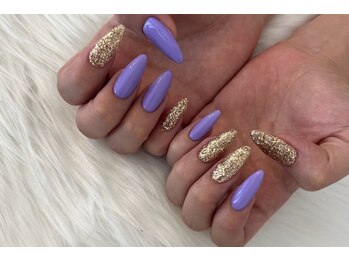 フランチェス(Frances)/パープル × ゴールドグリッター