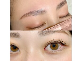 オヤユビヒメ(OYAYUBIHIME)の写真/ハリウッドブロウで一気に垢抜け♪マツパやパリジェンヌとセットでお得◎デートやイベント前にもオススメ★