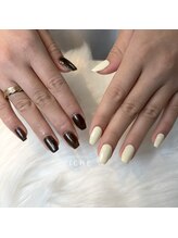 リッシュ ドゥ(RICHE deux)/ブラウンパール×バターイエロー