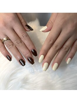 リッシュ ドゥ(RICHE deux)/ブラウンパール×バターイエロー