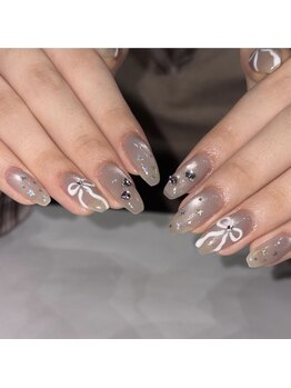 アトラ 京成大久保店(attra)の写真/トレンドデザイン随時作成!アートサンプルが豊富で来月やりたいアートまで見つかる♪丁寧ケアで綺麗長持ち!