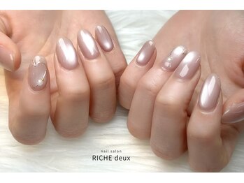 ワンポイントハートネイル