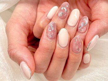 はあとねいる 吉祥寺店の写真/【吉祥寺駅/3850円～】大人気ニュアンスnail～繊細なアートnail・マグネットまで豊富なデザインをご用意!!