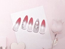 シエル ネイルズ(CIEL NAILS)の雰囲気（【定額】4月のオフィス系アート（マグチューリップ、グラデ）♪）