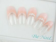 ビーネイル(Be NaiL)/ピンクフレンチパールネイル