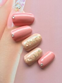 秋色ネイル
