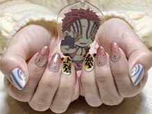 ネイルサロン プール ヴー(Nail Salon Pour Vous)/【オーダー】文字ラメネイル